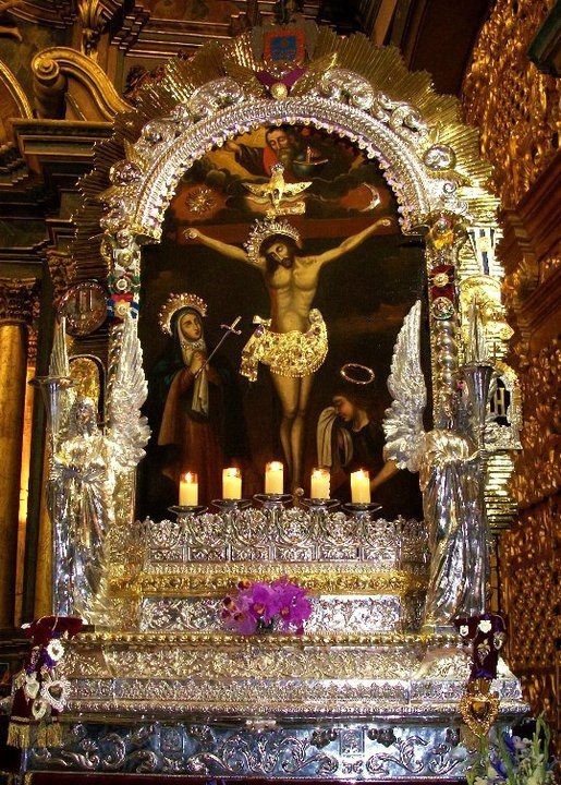 Señor de los Milagros procesión en Lima Perú Mes Morado devoción católica Cristo de Pachacamilla
