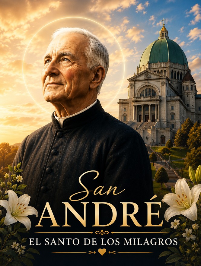 San André frente al Oratorio de San José en Montreal Canadá al atardecer
